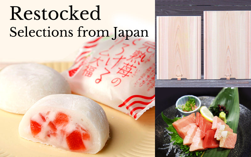 [Restocked] Sashimi Tuna, Strawberry Daifuku that may make you miss Japan