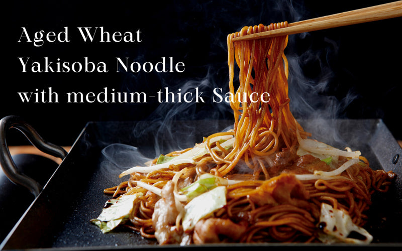 [New] Aged Wheat Yakisoba Noodle with Medium-thick Sauce