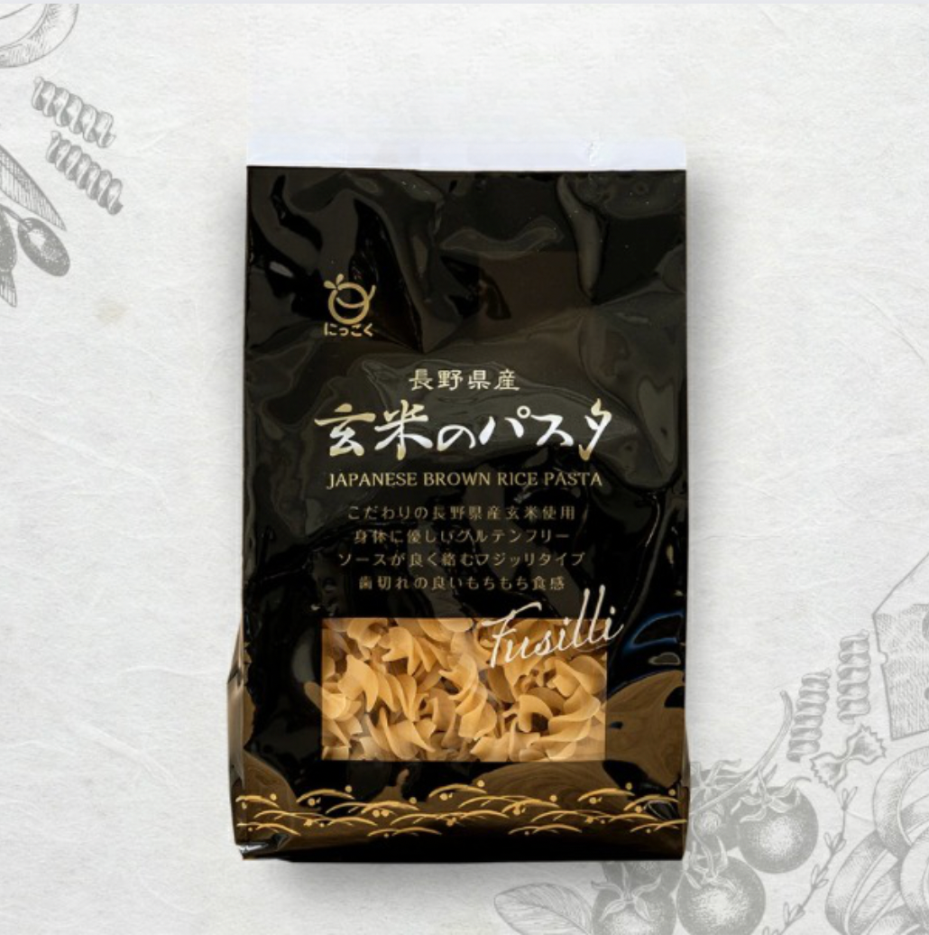 Nagano Brown Rice Fusilli Pasta (150g)