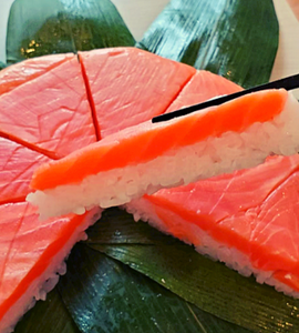 Thick-cut Salmon Sushi (鱒寿司) by the Renowned Fish Wholesaler in Toyama Prefecture